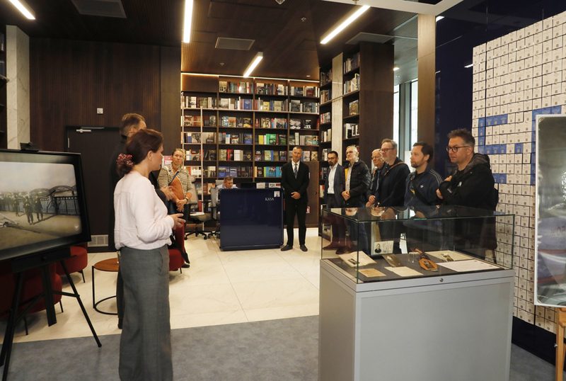Visit of Mindelunden Representatives to the Central History Point in Warsaw, 23 September 2026; photo: Piotr Życieński (IPN) Visit of Mindelunden Representatives to the Central History Point in Warsaw, 23 September 2026; photo: Piotr Życieński (IPN)