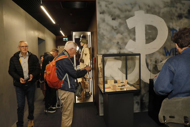 Visit of Mindelunden Representatives to the Central History Point in Warsaw, 23 September 2026; photo: Piotr Życieński (IPN) Visit of Mindelunden Representatives to the Central History Point in Warsaw, 23 September 2026; photo: Piotr Życieński (IPN)