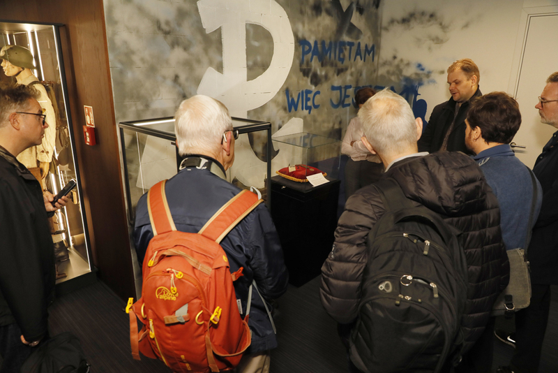 Visit of Mindelunden Representatives to the Central History Point in Warsaw, 23 September 2026; photo: Piotr Życieński (IPN) Visit of Mindelunden Representatives to the Central History Point in Warsaw, 23 September 2026; photo: Piotr Życieński (IPN)