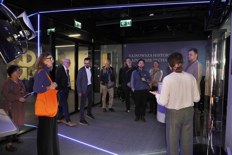 Visit of Mindelunden Representatives to the Central History Point in Warsaw, 23 September 2026; photo: Piotr Życieński (IPN) Visit of Mindelunden Representatives to the Central History Point in Warsaw, 23 September 2026; photo: Piotr Życieński (IPN)