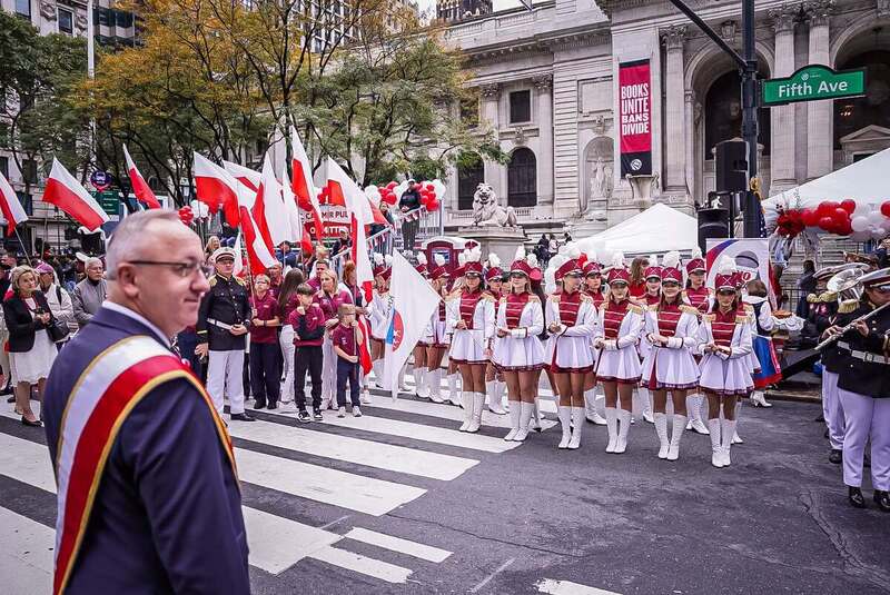 Pulaski Day Parade, NY, photo: Mateusz Niegowski (IPN)