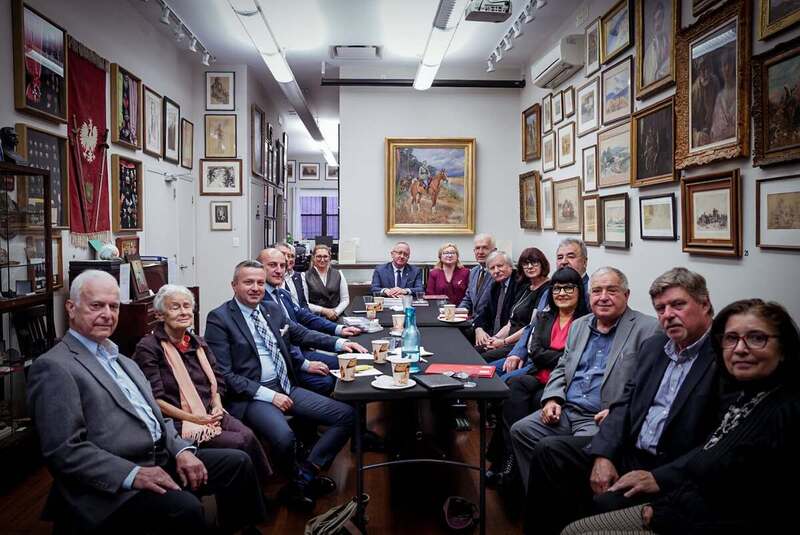 A meeting with the leaders of Polish institutions in the USA