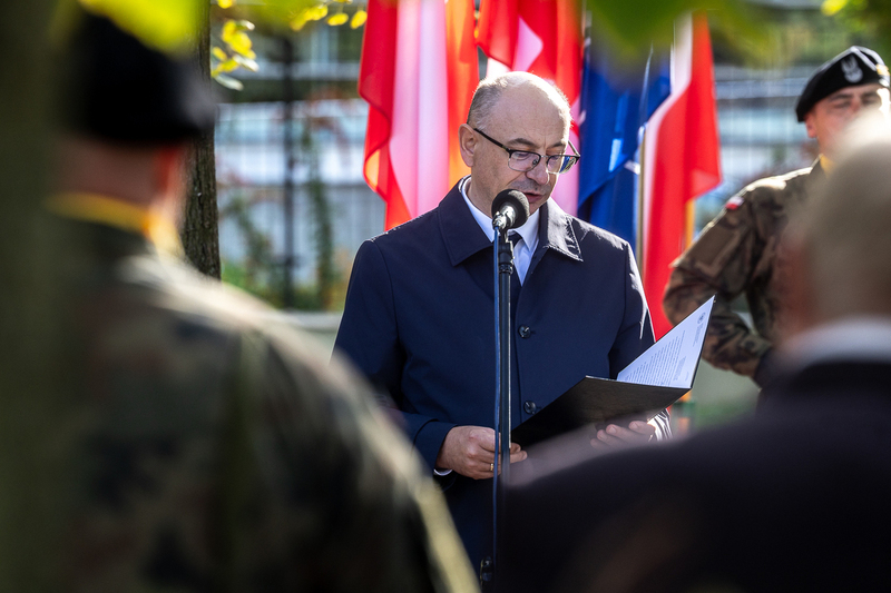 Commemorations at the Monument to Polish-Canadian Military Friendship, Warsaw, 16 October 2026; photo: S. Kasper (IPN) Commemorations at the Monument to Polish-Canadian Military Friendship, Warsaw, 16 October 2026; photo: S. Kasper (IPN)