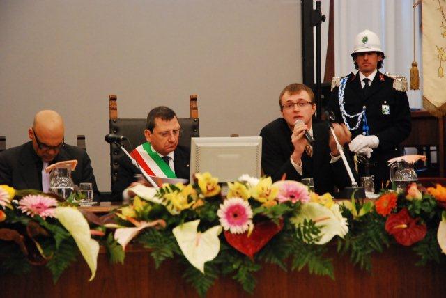 Giordano Bruno Guerri, Luigi Mascia and Krzysztof Olszewski